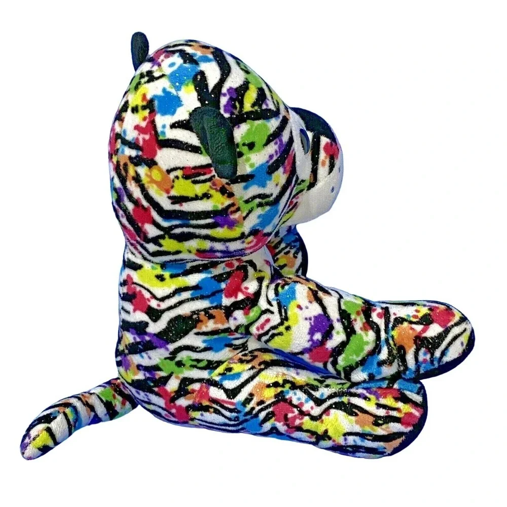 Fiesta Paint Splatter Plush Tiger Cub 9